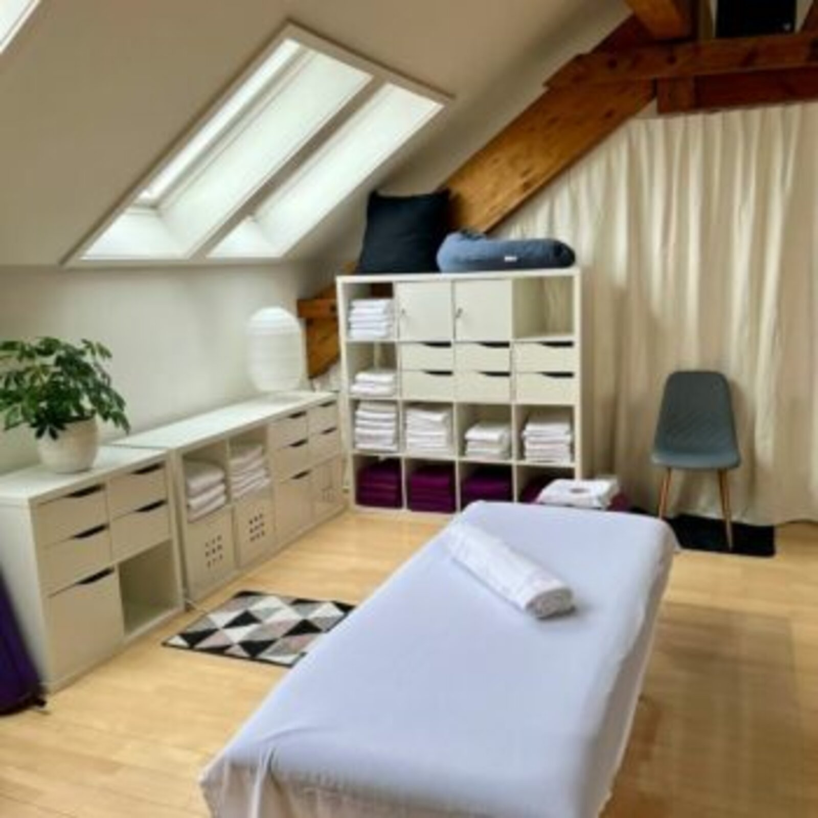 Praxisraum der Massagepraxis Balanze